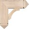 Ekena Millwork Imperial Arts and Crafts Smooth Bracket w/ Offset Brace, Douglas Fir, 7 1/2"W x 20"D x 20"H BKT0806X20X20IMP03SDF - alternate 3